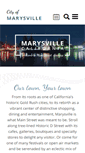 Mobile Screenshot of marysville.ca.us
